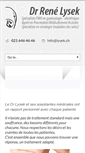 Mobile Screenshot of lysek.ch